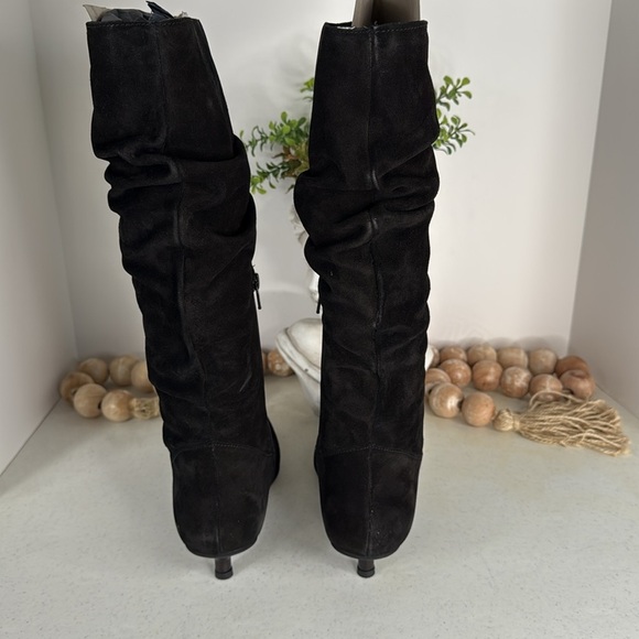 Seychelles Acquainted Slouch Boots Sz 8 Black Suede - Picture 8 of 12